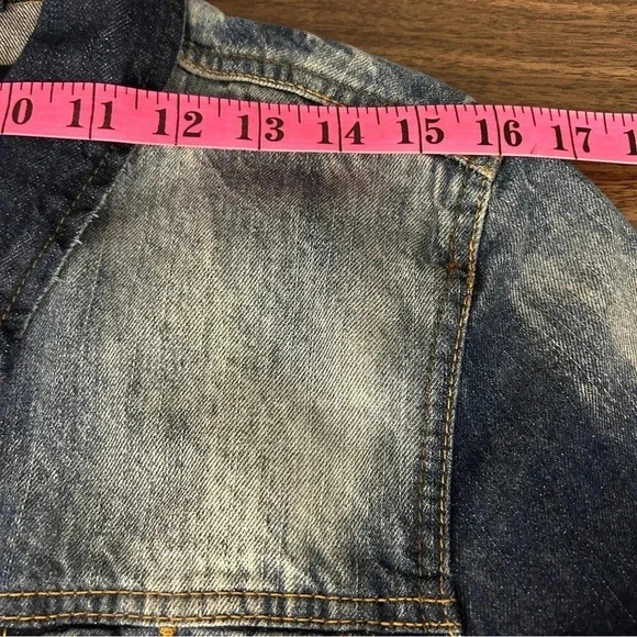 ❤️ Liquid X denim women jacket L - Picture 8 of 11